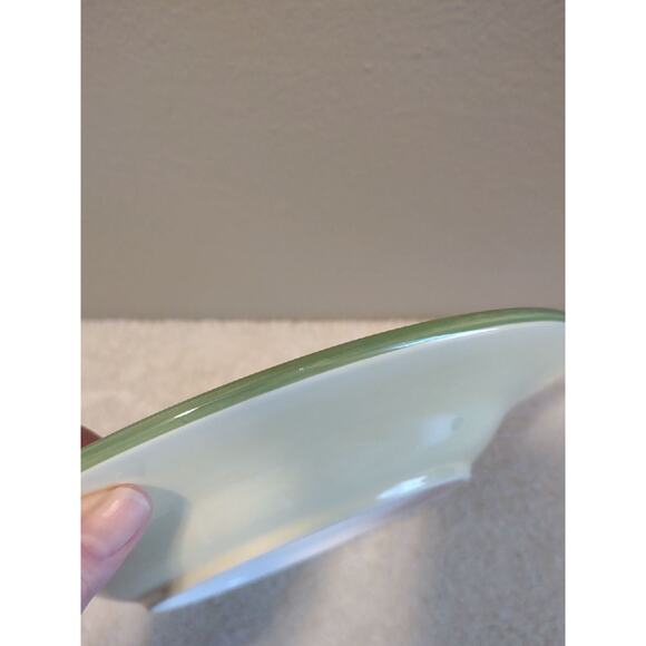 Pfaltzgraff Napoli 9" stoneware yellow salad plate pnly leaf rim floral - Picture 4 of 4